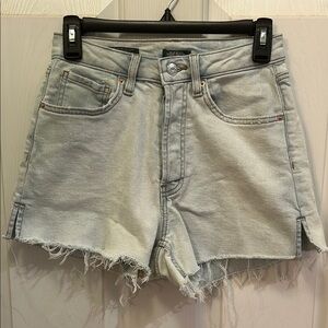 Light Blue Denim Women Shorts